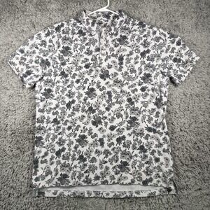 Men's XL Nike DriFit Player Floral Crustacean Lobster Golf Polo Shirt DH0940-100